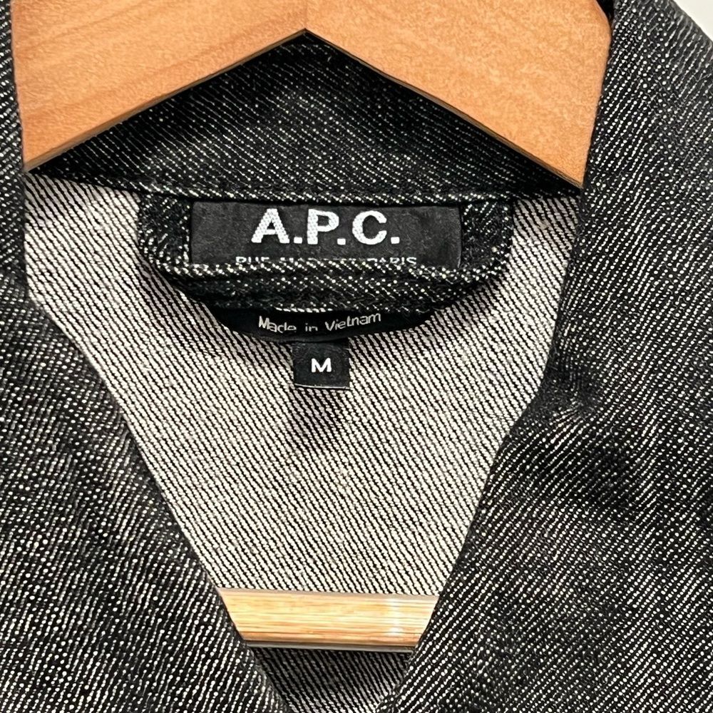 A.P.C. - Denim Chore Coat Medium - Black - Picture 3 of 9